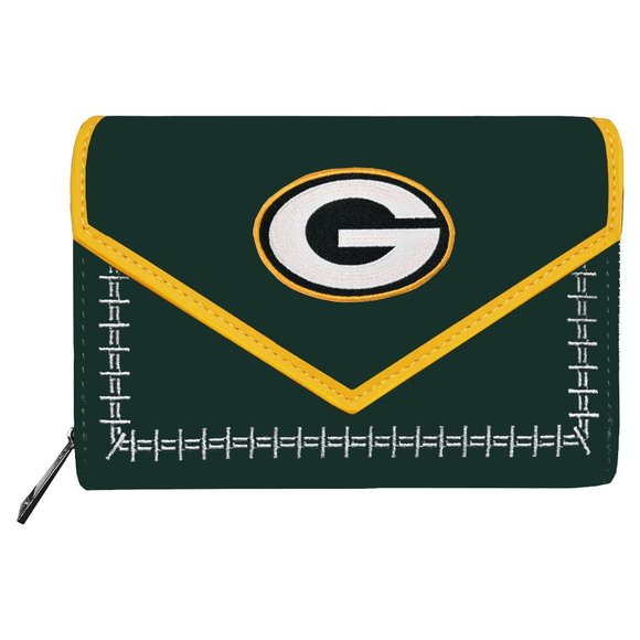NFL Green Bay Packers Team Stitch Wallet - Picture 1 of 3